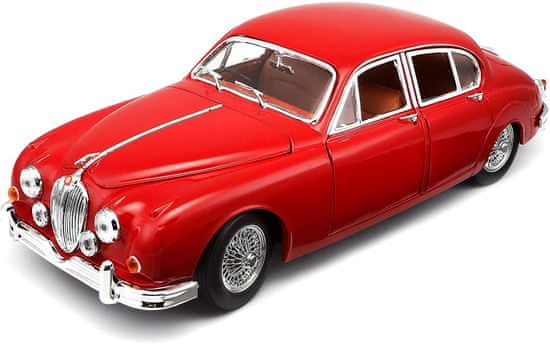 BBurago model automobila Jaguar Mark 1959 1:18, red/crveni