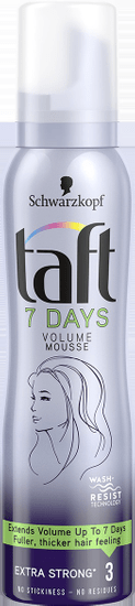 Taft Pjena za kosu 7 Days Volume, Extra Strong 3, 150 ml