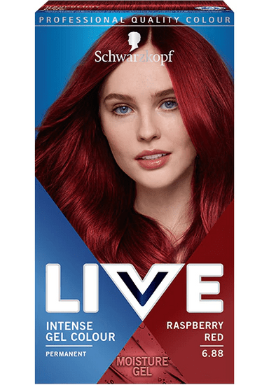 Schwarzkopf Live boja za kosu, 6.88 Raspberry Red