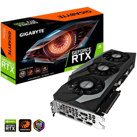 Gigabyte GeForce RTX™ 3090 GAMING OC 24G grafička kartica, 24 GB GDDR6X (GV-N3090GAMING OC-24GD)