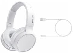 Philips bežične slušalice TAH5205, bijele