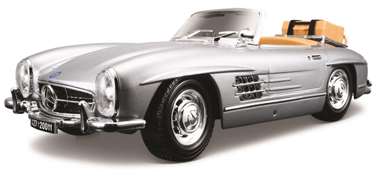 BBurago model MercedesBenz 300 SL Touring 1:18 (1957), srebrni