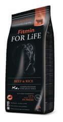 Fitmin pseći briketi For Life Beef & Rice, 14 kg
