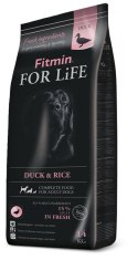 Fitmin pseći briketi For Life Duck & Rice, 14 kg