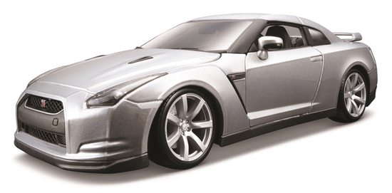 BBurago model 2009 Nissan GT-R 1:18, srebrni