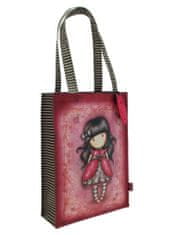 Santoro Gorjuss torba za kupovinu, 25x35x9,5 cm, presvučena s PVC, crvena-ljubičasta