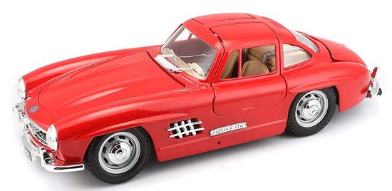 BBurago 1:24 Mercedes Benz 300SL, crveni