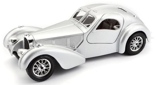 BBurago 1:24 Bugatti Atlantic model auta, srebrna