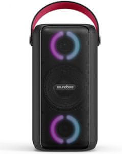 snažni zvučnik Anker soundcore Rave Mega snaga 50W Bluetooth aux i USB priključak I punjenje izdržljivost do 18 sati moćan zvuk LED vodootporan