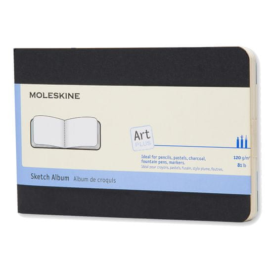 Moleskine Art Plus Cahier blok za crtanje, mali, crni