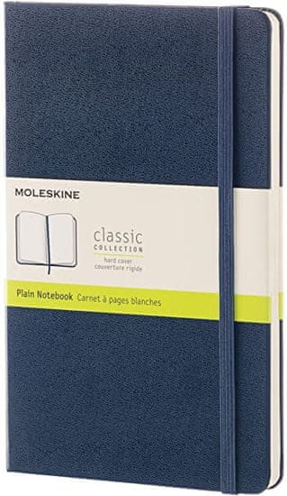 Moleskine Blok, veliki, bez crta, plava