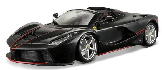 BBurago model Ferrari Laferrari Aperta, 1:24, crna