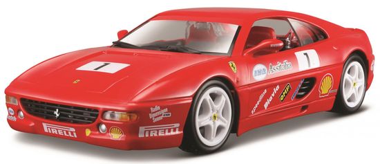 BBurago model Ferrari Racing F355 Challenge, 1:24, crvena