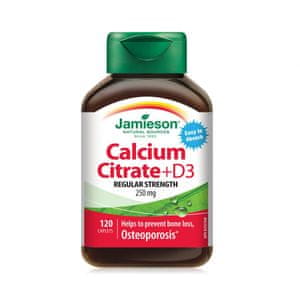  Jamieson Kalcijev citrat s tabletama vitamina D3, 120 tableta