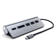 Satechi USB-C stolno čvorište, 5 ulaza, Space Grey