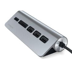 Satechi USB-C stolno čvorište, 5 ulaza, Space Grey