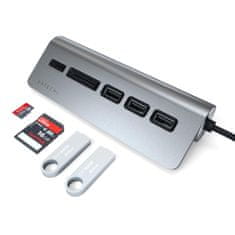 Satechi USB-C stolno čvorište, 5 ulaza, Space Grey