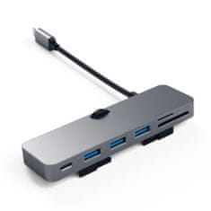 Satechi Pro USB-C čvorište za iMac, 6 ulaza, svemirsko siva