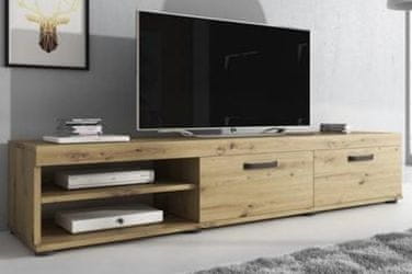 Ivor TV regal, smeđi