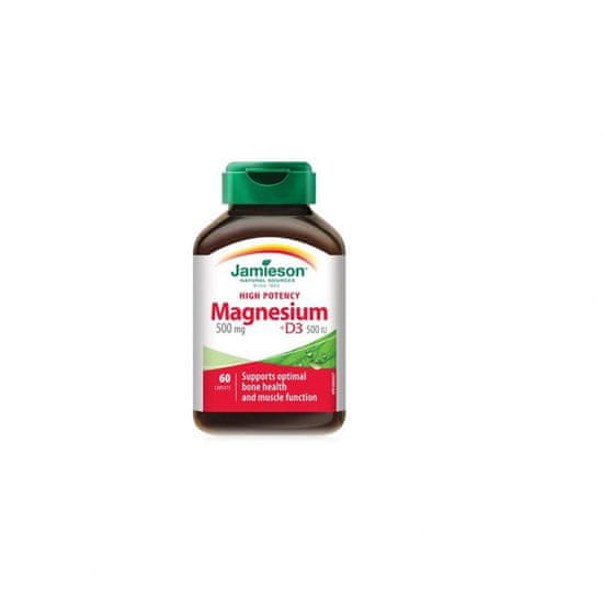 Jamieson Magnezij 500 + vitamina D3 jake kapsule, 60 kapsula (798372)