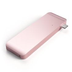 Satechi Pass-Through USB-C hub, 5 ulaza, Rose Gold