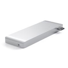 Satechi Pass-Through USB-C hub, 5 ulaza, srebrna