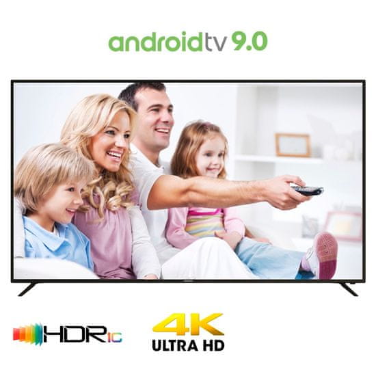 Manta 75LUA120S 4K UHD DLED televizor, Android TV, Wi-Fi, HDR10