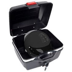 Vidaxl Gornja kutija za motor 24 L za jednu kacigu