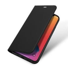 Dux Ducis Skin Pro preklopna kožna maska za iPhone 12 / 12 Pro, crno