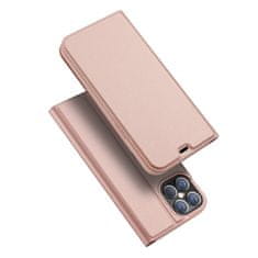 Dux Ducis Skin Pro preklopna kožna maska za iPhone 12 Pro Max, ružičasta