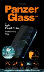 PanzerGlass Edge-to-Edge Privacy Antibacterial zaštitno staklo za Apple iPhone 6,7″ P2712, crno