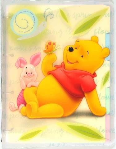 Jiri Models mapa s metalnim mehanizmom Winnie the Pooh, A4