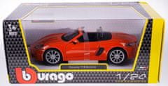 BBurago 1:24 Plus Porsche 718 Boxster, narančasti