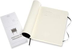 Moleskine Professional bilježnica, XL, crna, meki uvez
