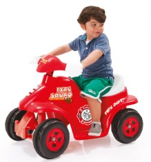 DOLU vozilo Vatrogasno vozilo ATV, crveni, 6V