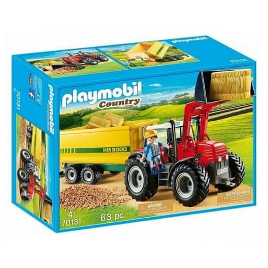 Tractor con trailer playmobil sales