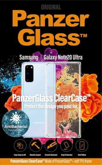 PanzerGlass Zaštitno staklo Clear Case za Samsung Galaxy Note 20 Ultra, kaljeno, crno