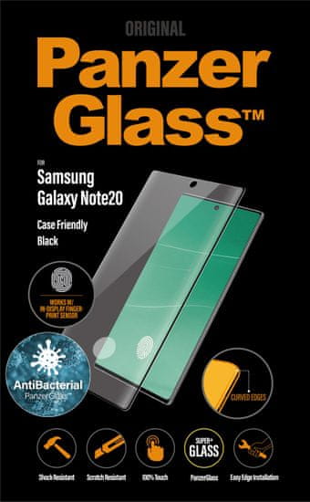 PanzerGlass zaštitno staklo za Samsung Galaxy Note 20, CF, kaljeno, crno