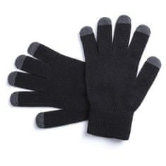 rukavice za zaslone na dodir, crne, uni