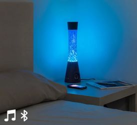Svjetiljka Innovagoods Lava s Bluetooth zvučnikom i mikrofonom, 30 W