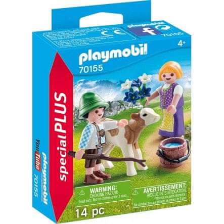 Playmobil djeca s teletom (70155)