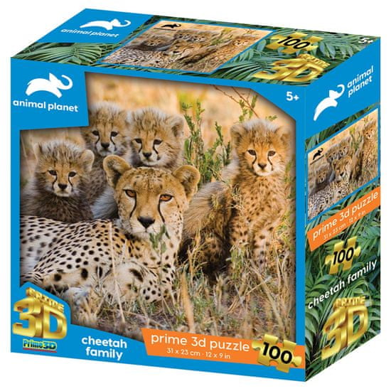 Animal Planet slagalica 3D - gepardi, 100 komada, 31x23 cm