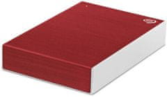 Seagate One Touch vanjski tvrdi disk, 5TB, crveni