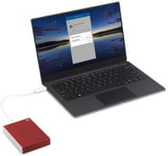 Seagate One Touch vanjski tvrdi disk, 5TB, crveni