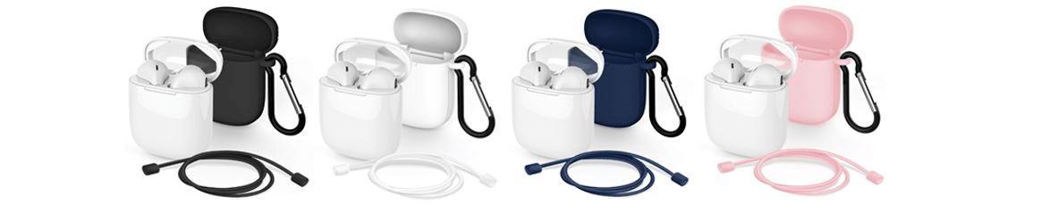 Moderne Bluetooth slušalice meliconi mysound safe pods 5.1 izvrsni zvuk pasivna izolacija buke iz okoline apple ios handsfree pozivi silikonski poklopac kutija za punjenje karabiner remen za vrat