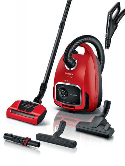 Bosch BGL6PET1 usisavač s vrećicom, crveni