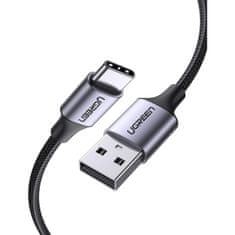Ugreen USB-A na USB-C kabel, 25 cm, crna