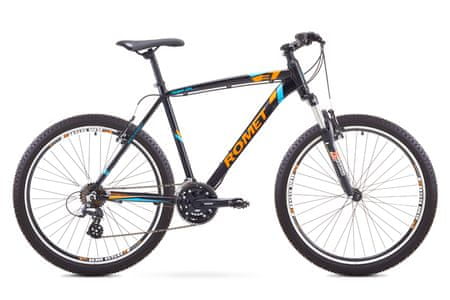 Romet Rambler 26 3 brdski bicikl, crno-narančasta, M-18