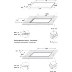 Whirlpool plinska ploča za kuhanje GOWL 728/NB