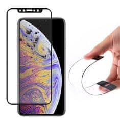 MG Full Cover Flexi Nano Hybrid zaštitno staklo za iPhone 12 Pro Max, crno